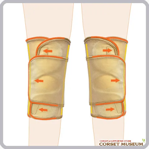 軽度な動きを補強するショート丈の膝サポーター｜ニーラップサマー